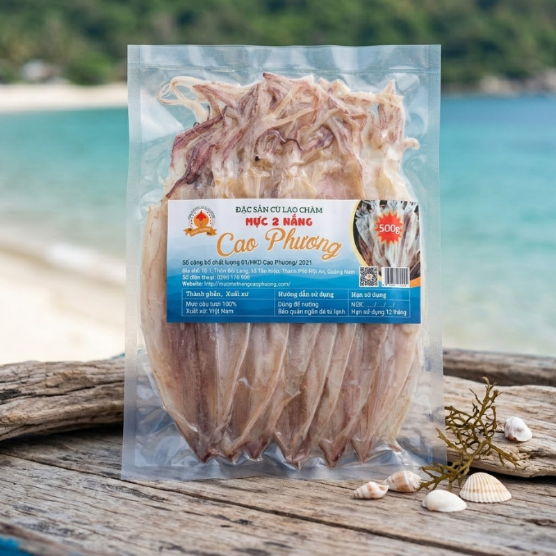 Mực 2 nắng Cù Lao Chàm